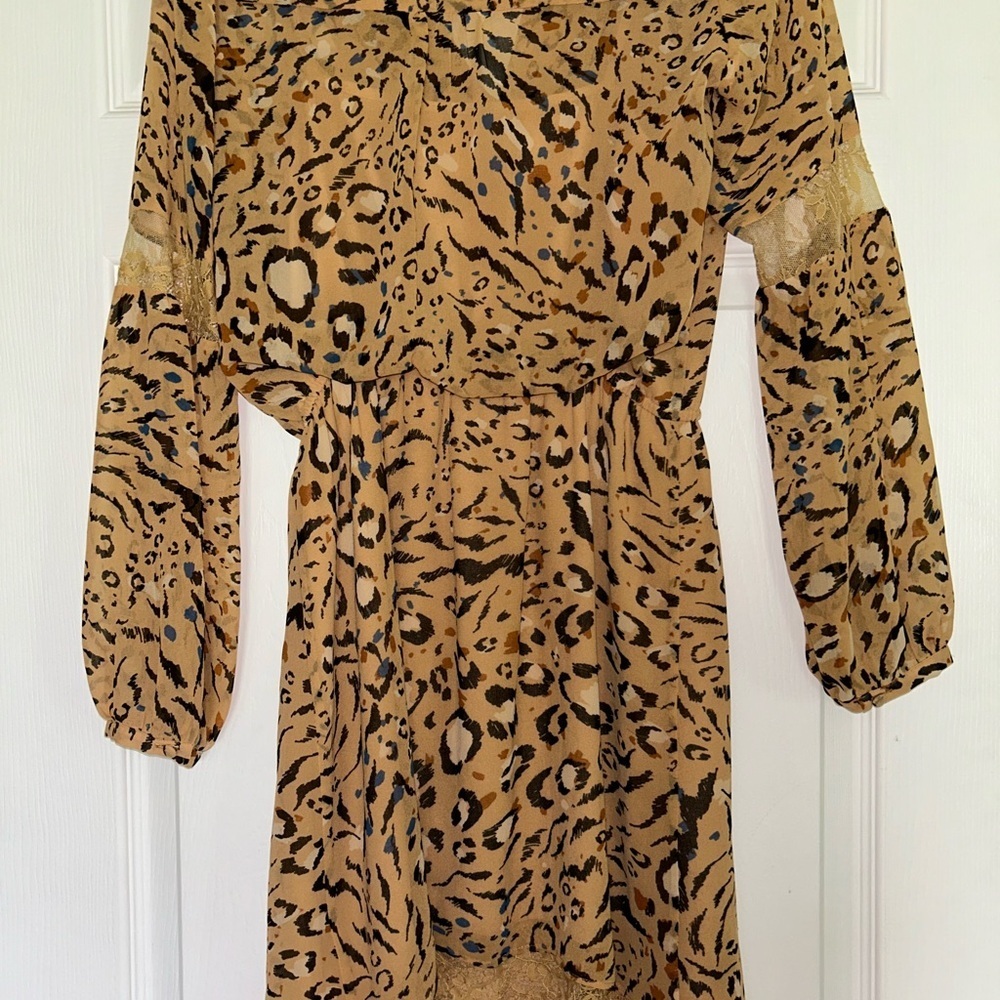 White House black market animal print dress - Picture 2 of 8